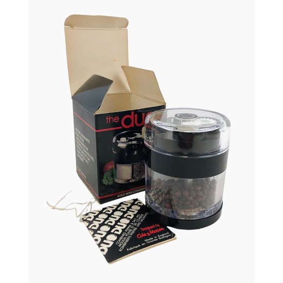 Woodard Charles The Duo Salt Pepper Grinder 1988 Stainless Steel Nylon Reinforce - Picture 10 of 10